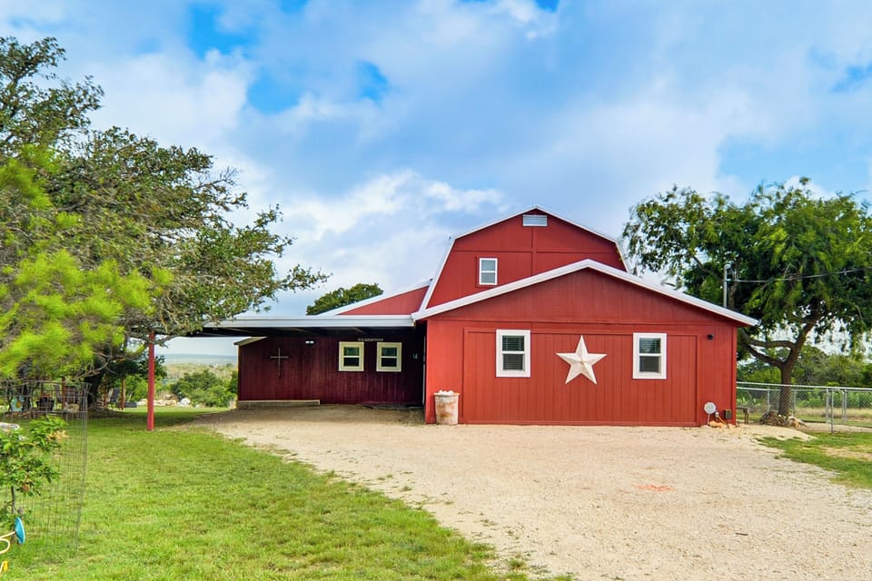 Exterior | 2-Story Converted Barn | Private Yard & Hot Tub