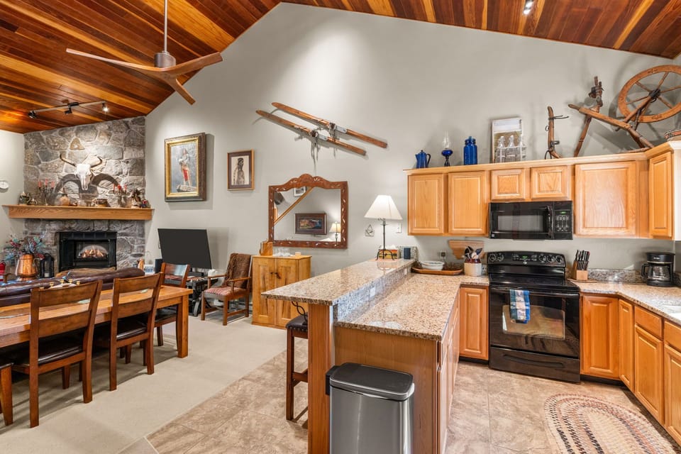 Kitchen and Living Area
