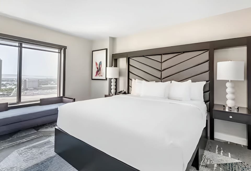 Bedroom. Interior and views may vary based on location and availability.