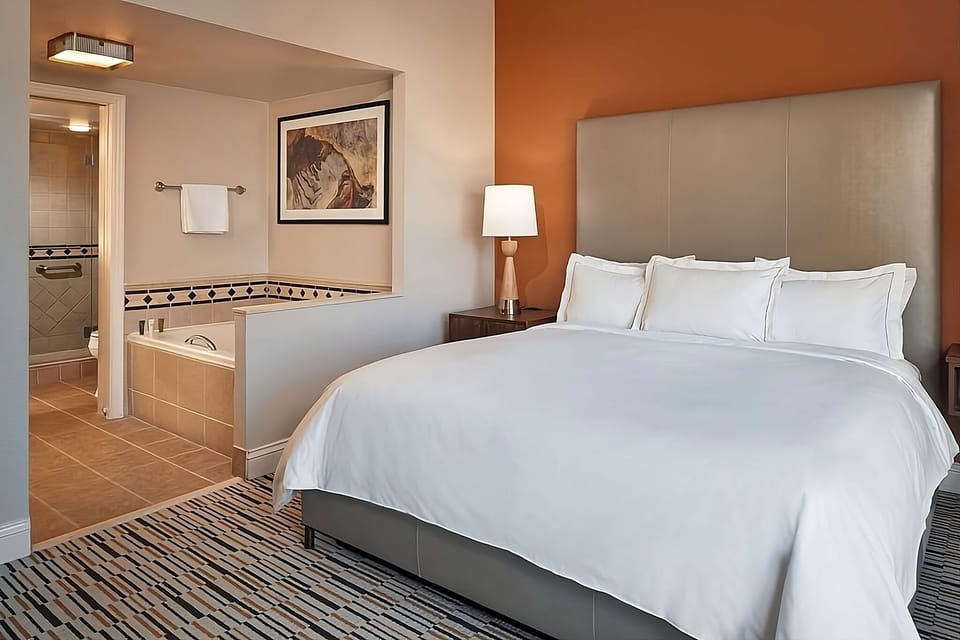 Bedroom. Interior and views may vary based on location and availability.