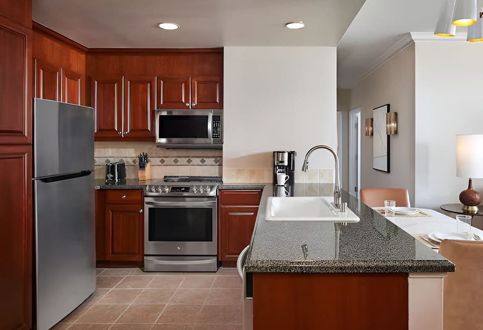 Kitchen. Interior and views may vary based on location and availability.