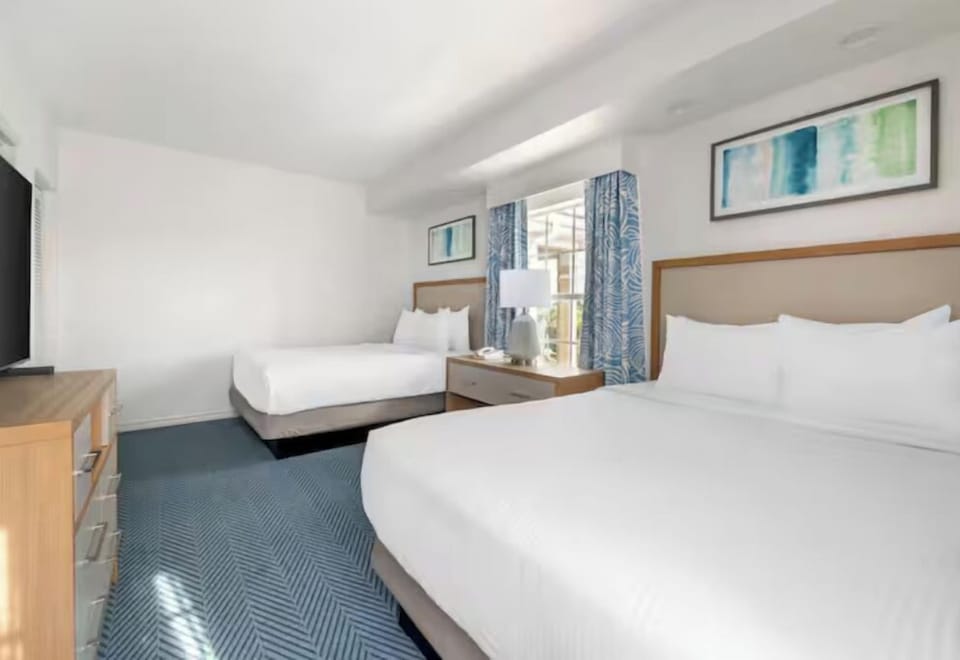 Settle into two comfy beds for easy group stays.