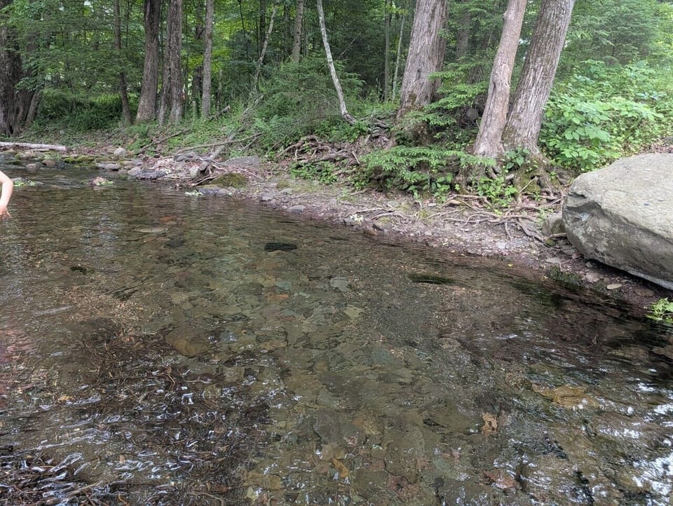 How about a natural cold-plunge?
