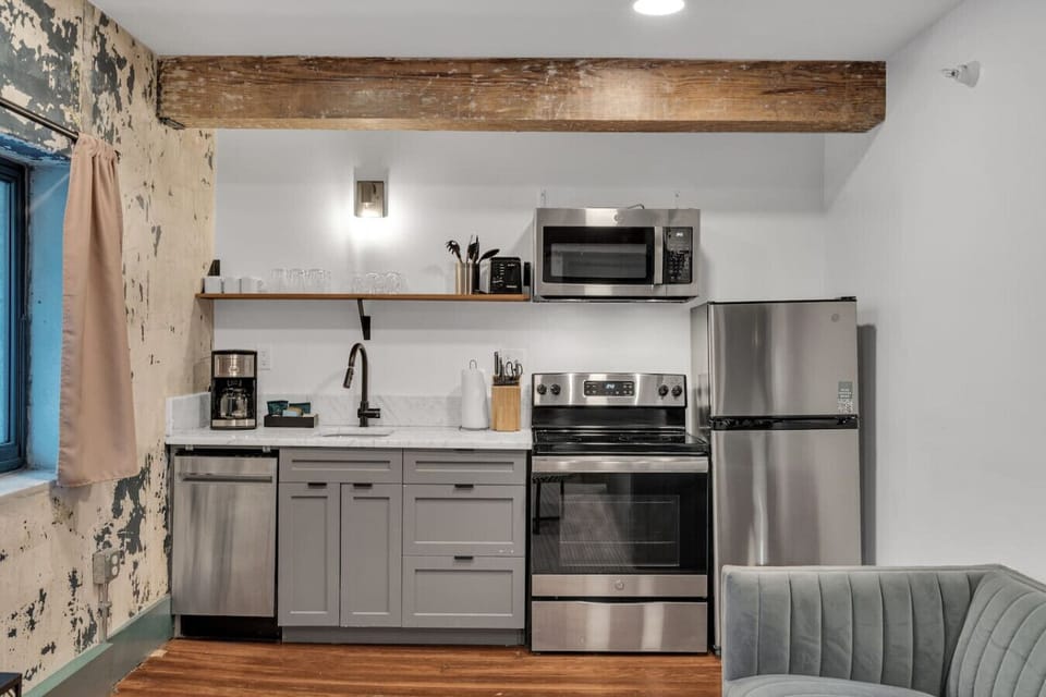 Fully stocked kitchen