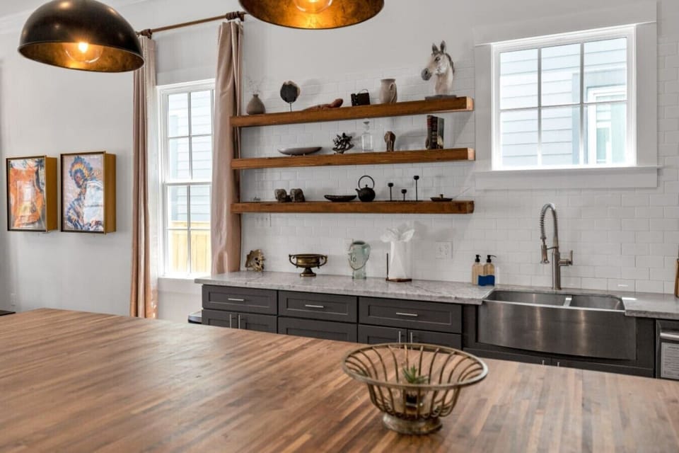 Fully stocked kitchen