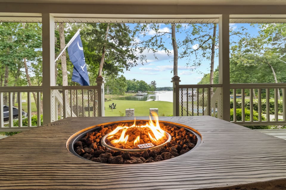 View from back porch, perfect for that morning coffee  or evening cocktail!