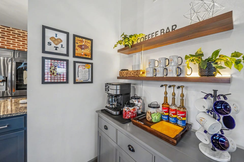 Enjoy drip coffee, espresso, tea, and more with our fully stocked coffee station.