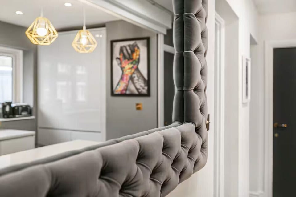 Stylish dining detail with modern lighting and a polished finish