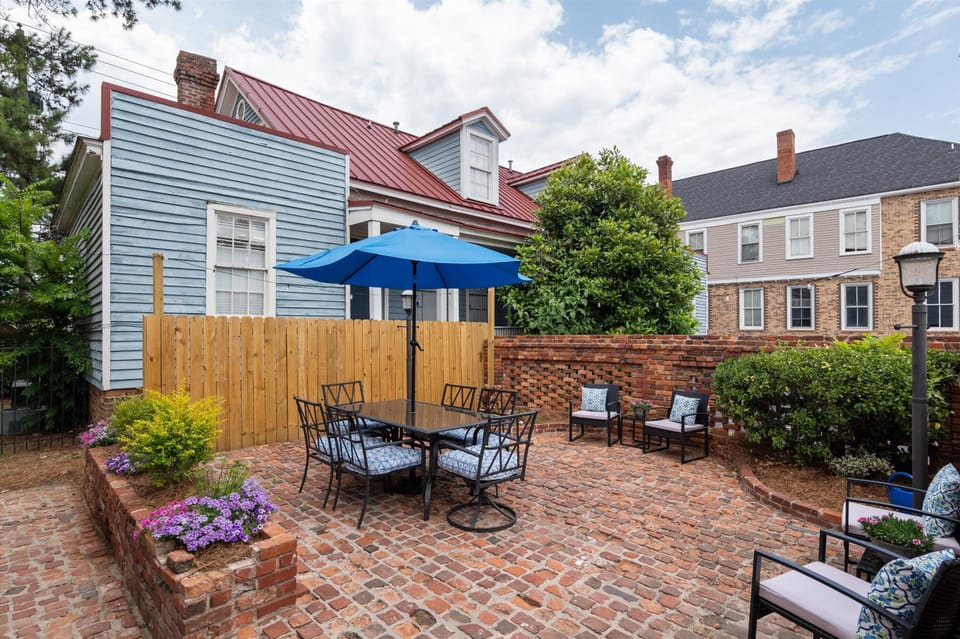 Shared back patio 