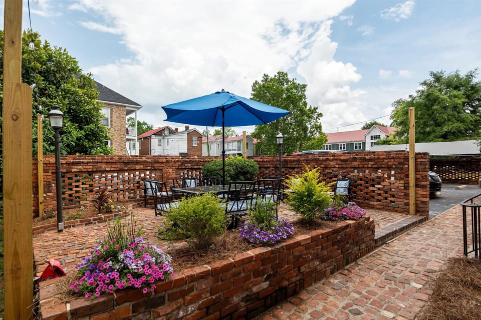 Shared back patio 