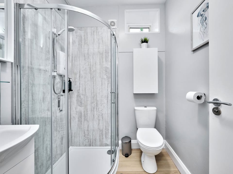 Shower room | No.2 Princess Blue Apartments - Portrush By The Sea, Portrush