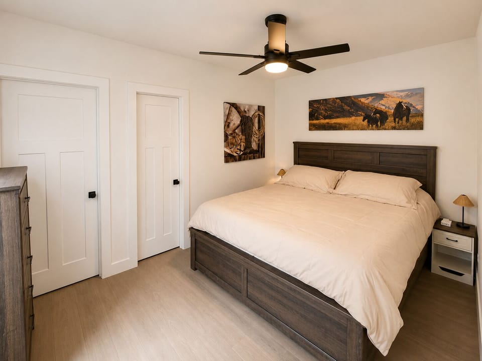 King bed