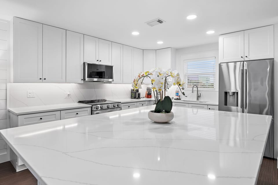 Gourmet Kitchen with Oversized Island