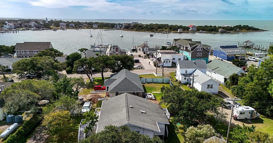 Silver Queen Near Silver Lake Harbor (Aerial View)