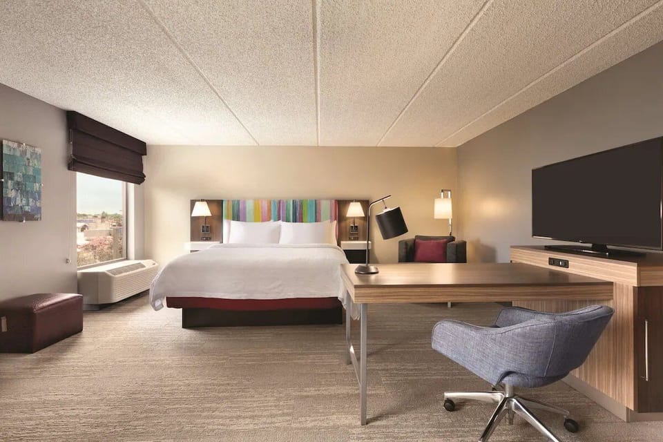 Bedroom. Interior and views may vary based on location and availability.