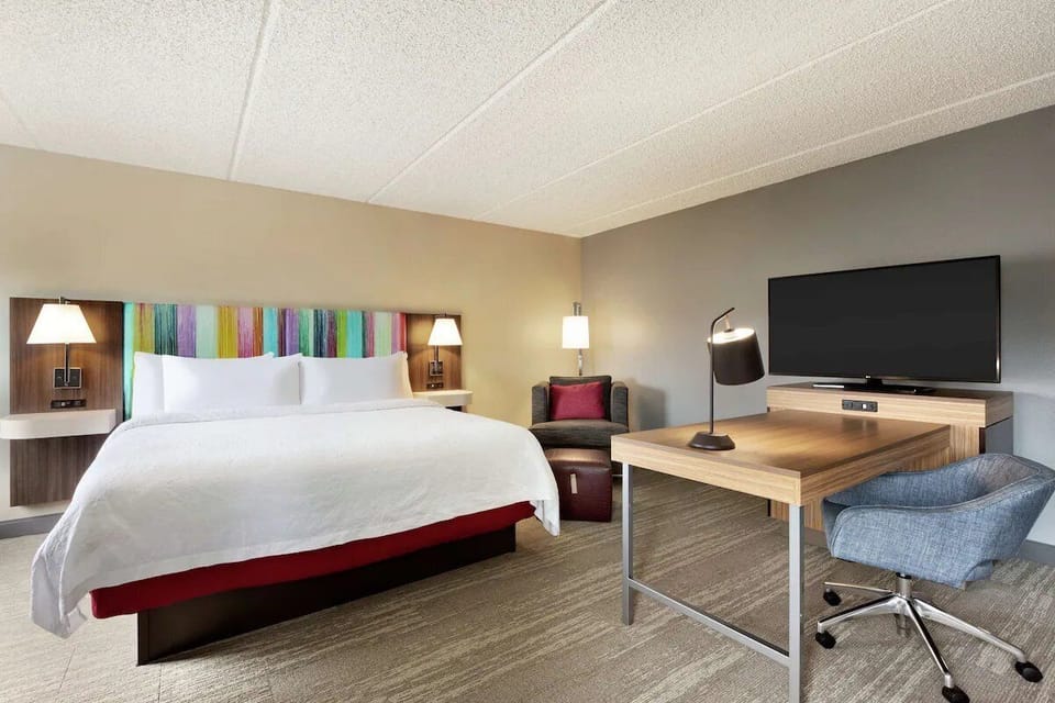 Bedroom. Interior and views may vary based on location and availability.
