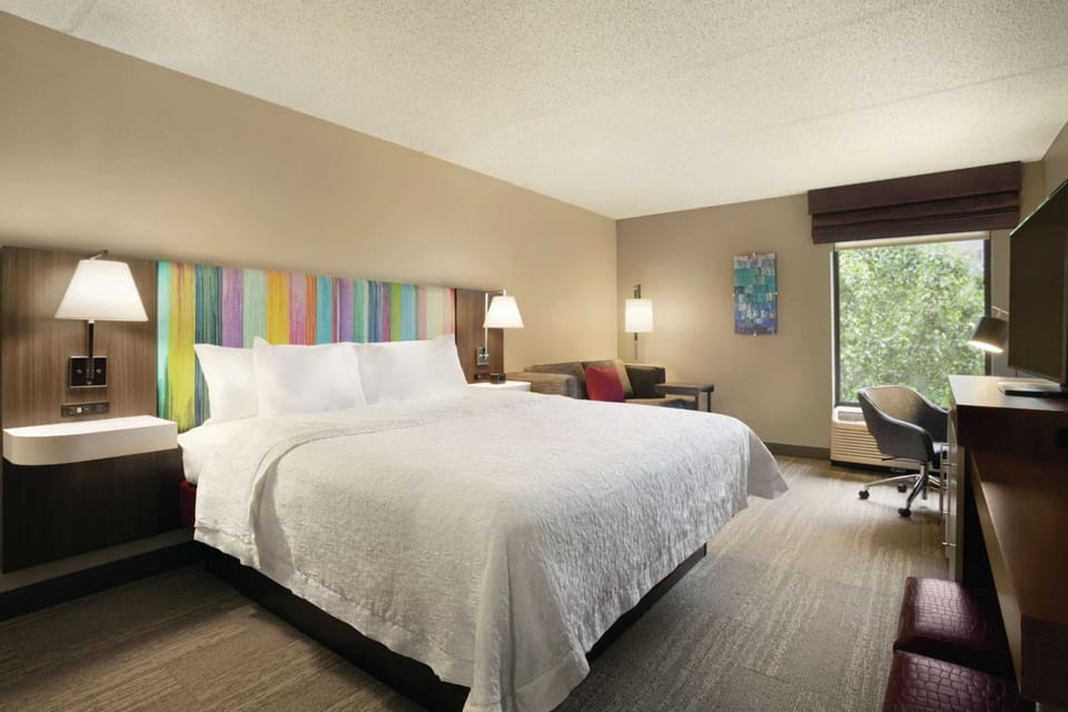 Bedroom. Interior and views may vary based on location and availability.
