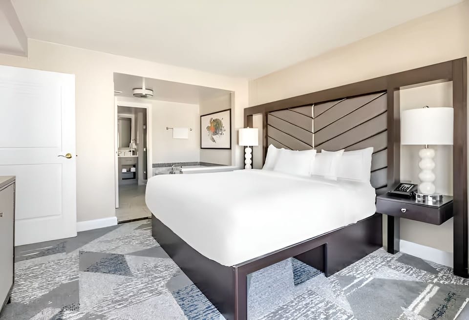 Bedroom. Interior and views may vary based on location and availability.