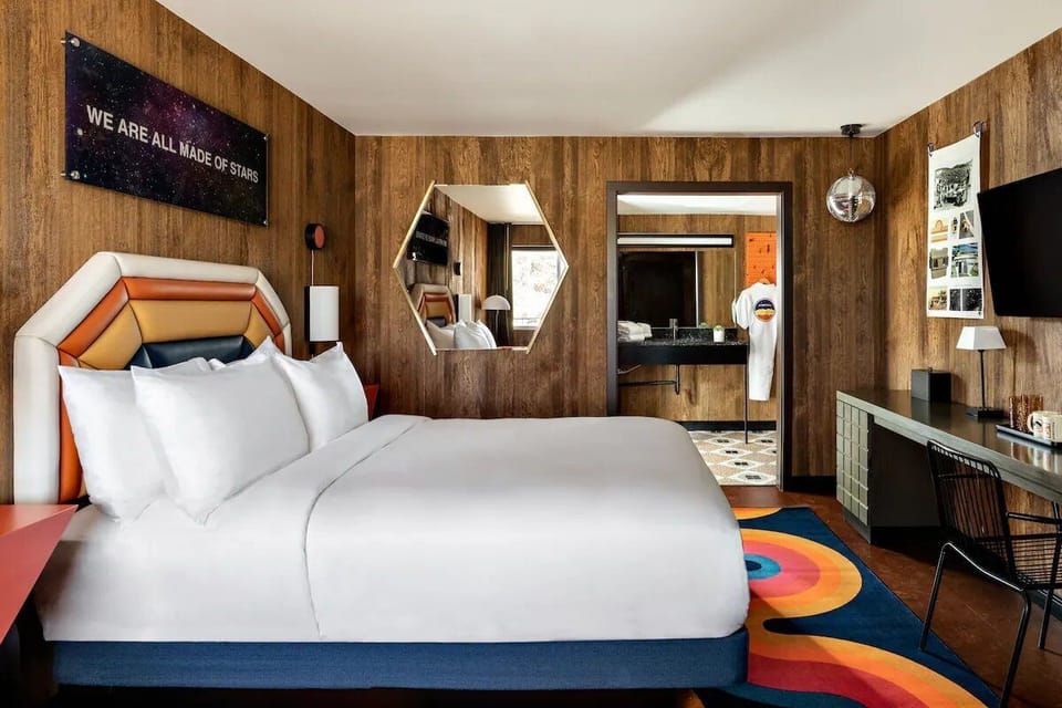 Bedroom. Interior and views may vary based on location and availability.