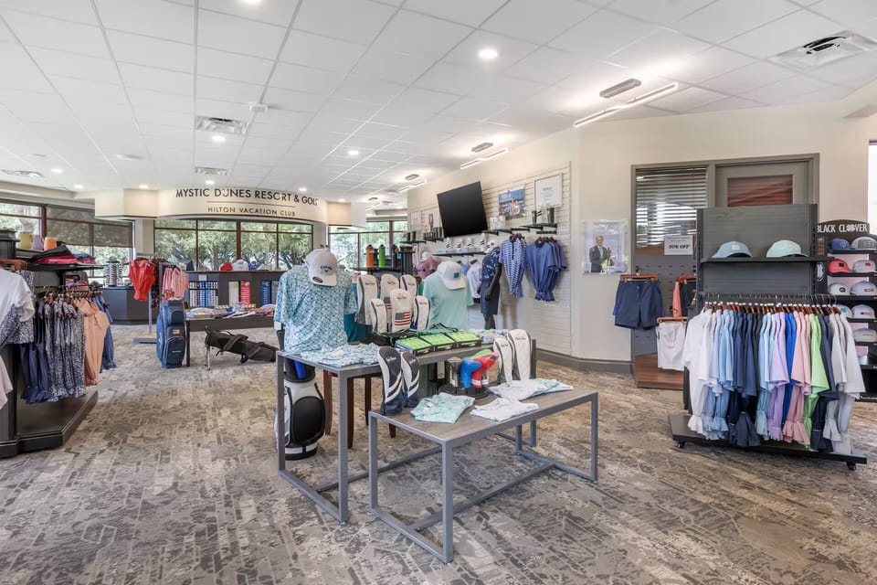 Browse essentials and souvenirs without leaving the property.