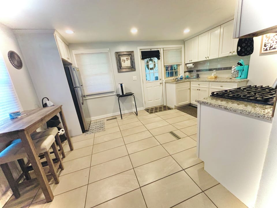 Fully stocked kitchen 