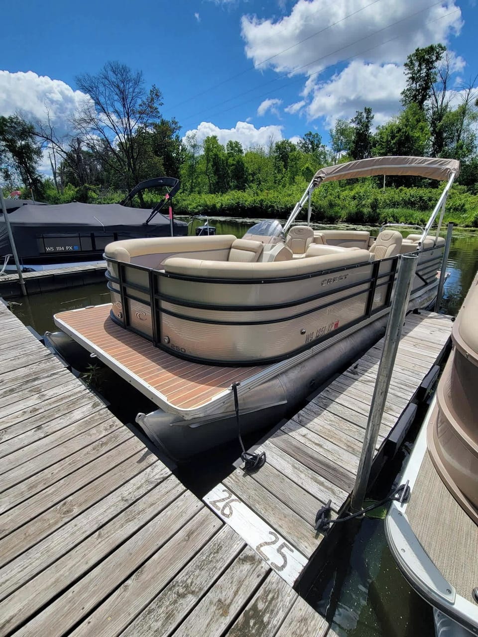 Pontoons available with a 3 night or more stay.
