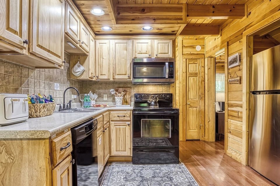 You love cooking?  Great.  You will have a fully equipped kitchen to use