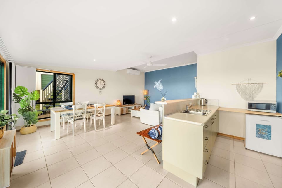 Prepare snacks and morning coffee in the convenient kitchenette, thoughtfully equipped for relaxed stays in the private guest retreat.