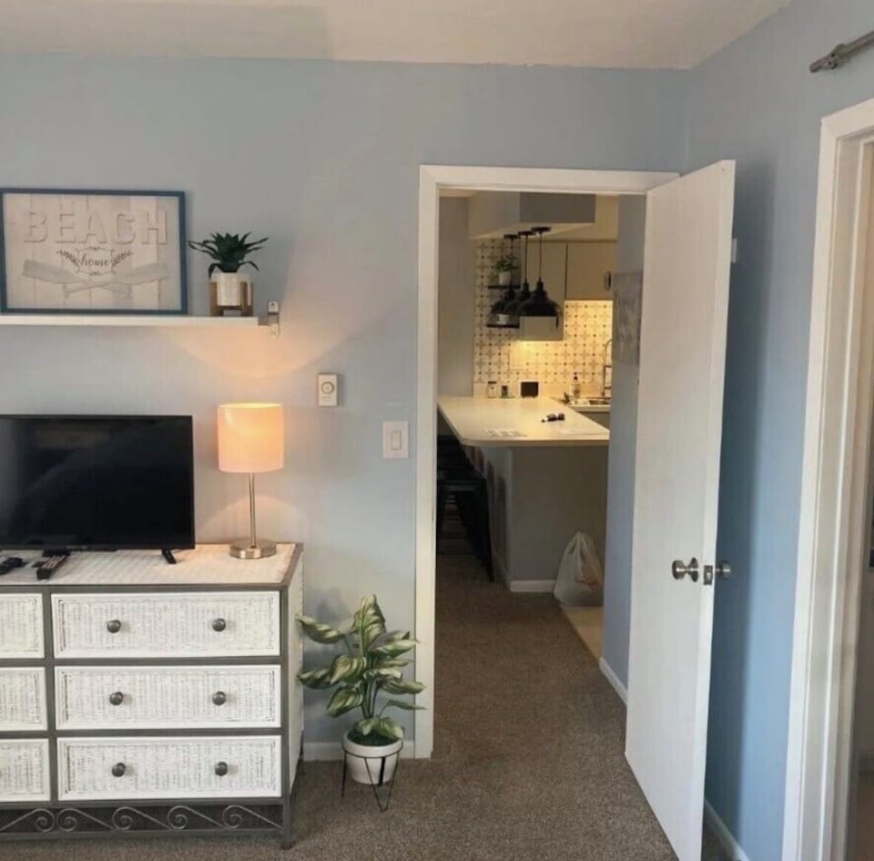 Master Bedroom with Streaming Roku TV, Walk-in Closet and Full Bath