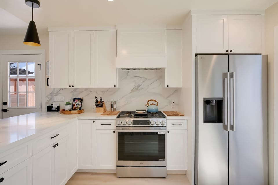 All new appliances and fixtures with a fully equipped kitchen full of items to make your stay fantastic