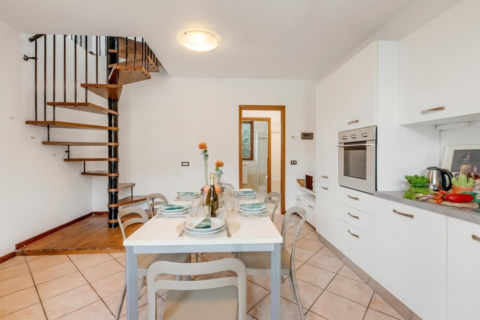 Kitchen and dining area