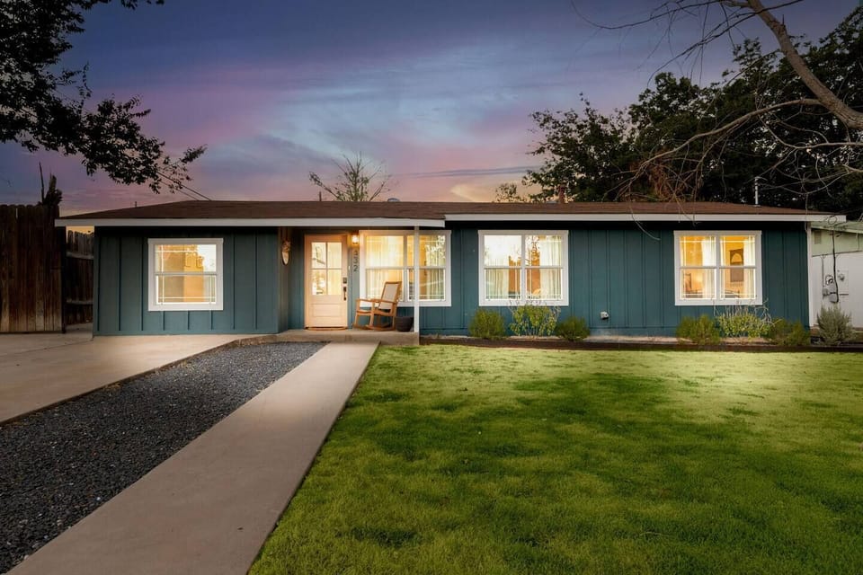 As the sun sets over Fredericksburg, your private getaway glows with warmth and welcome. Return from a day of wine tasting and Main Street strolls to a peaceful evening, rocking chair in hand and the Texas sky putting on a show.