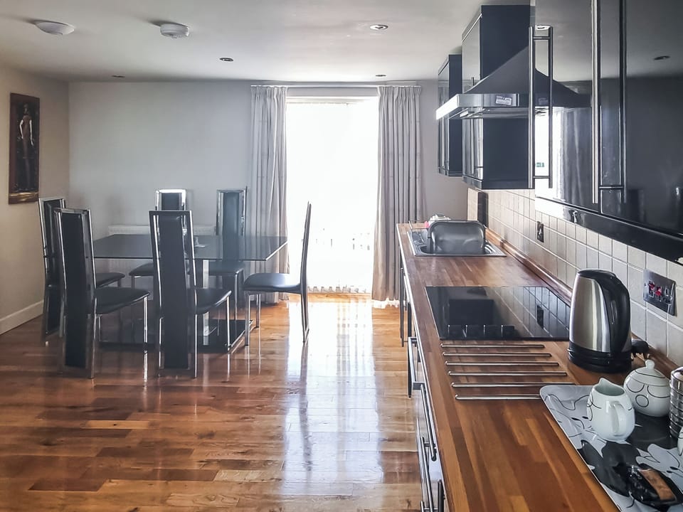 Open plan living space | QM12 Princess Suite - Queens Mansions, Bispham, near Blackpool
