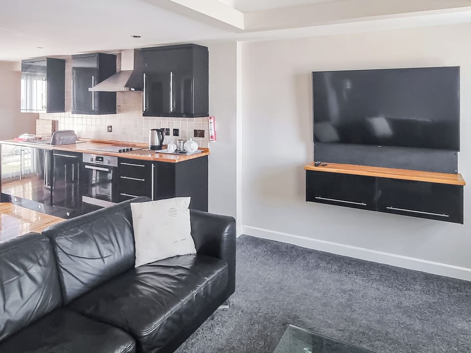 Open plan living space | QM12 Princess Suite - Queens Mansions, Bispham, near Blackpool