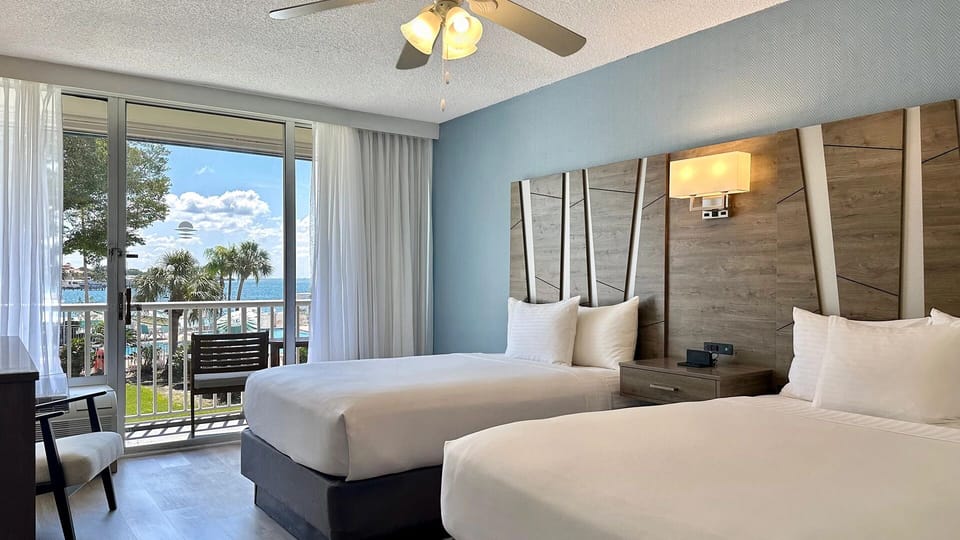 Wake up to ocean breezes from your private balcony.