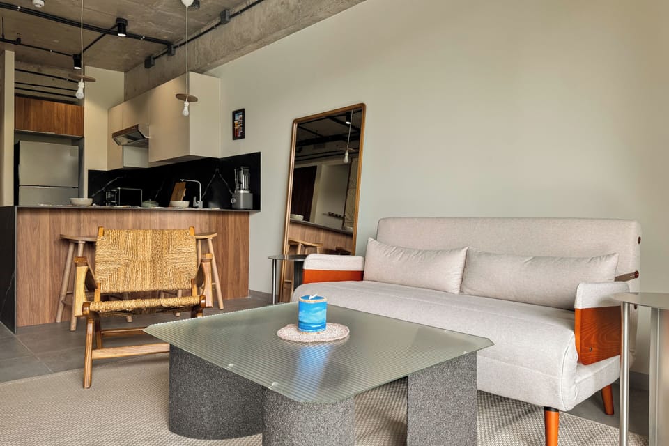 Living Room + Dining Area