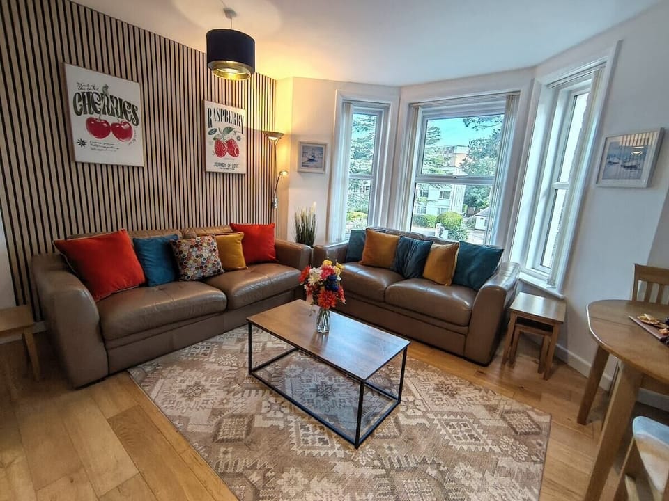 Relax in your bright and stylish living space