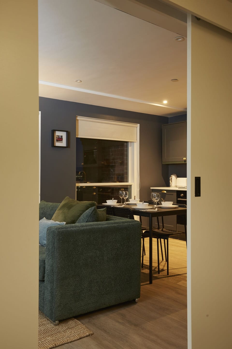 A modern retreat in the heart of the city.