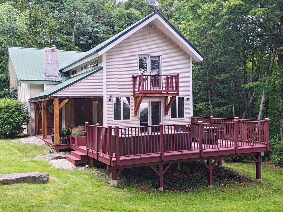 Authentic VT Chalet is a peaceful summer destination