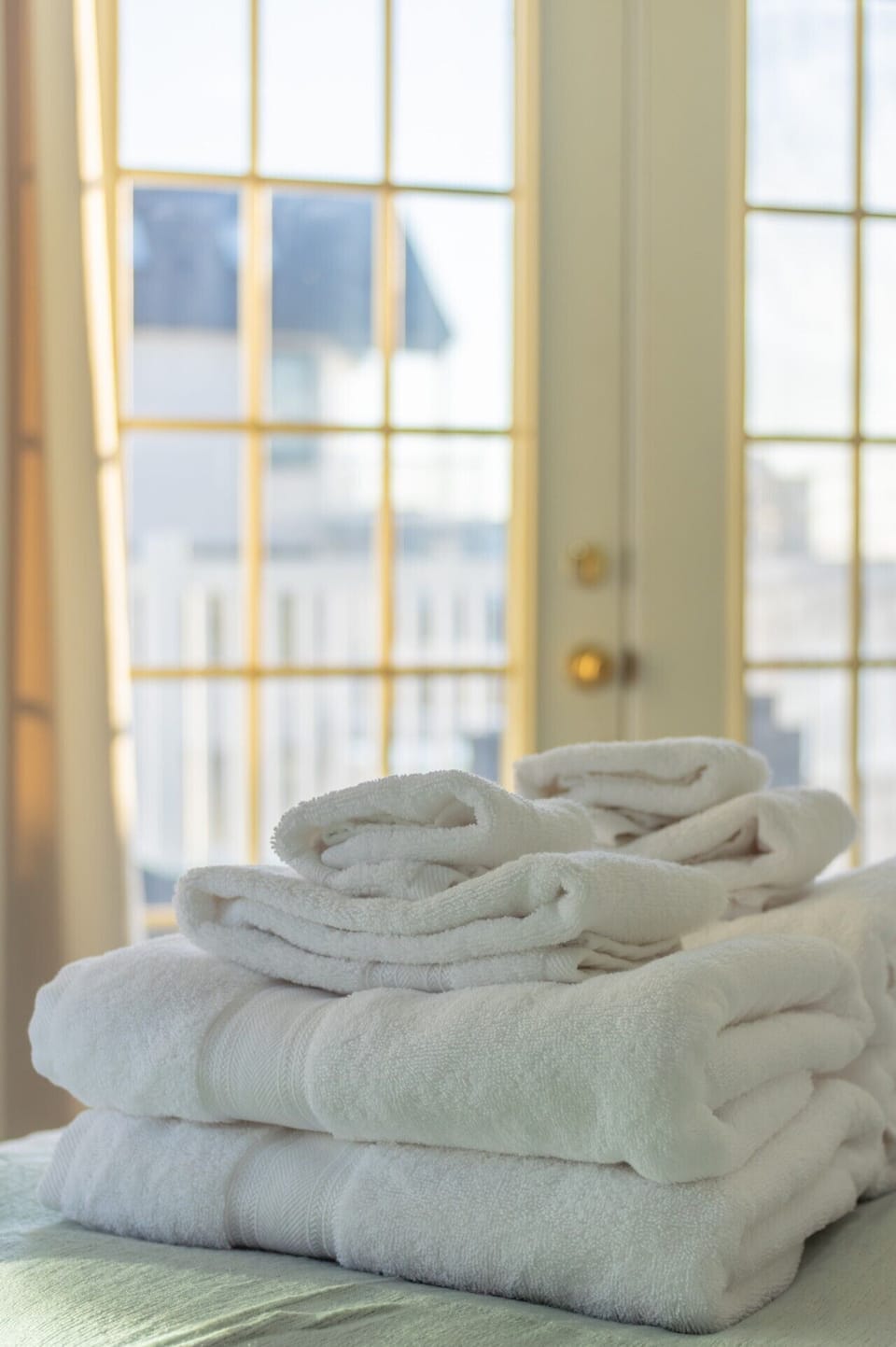 Fresh towels are provided for all guests upon arrival.