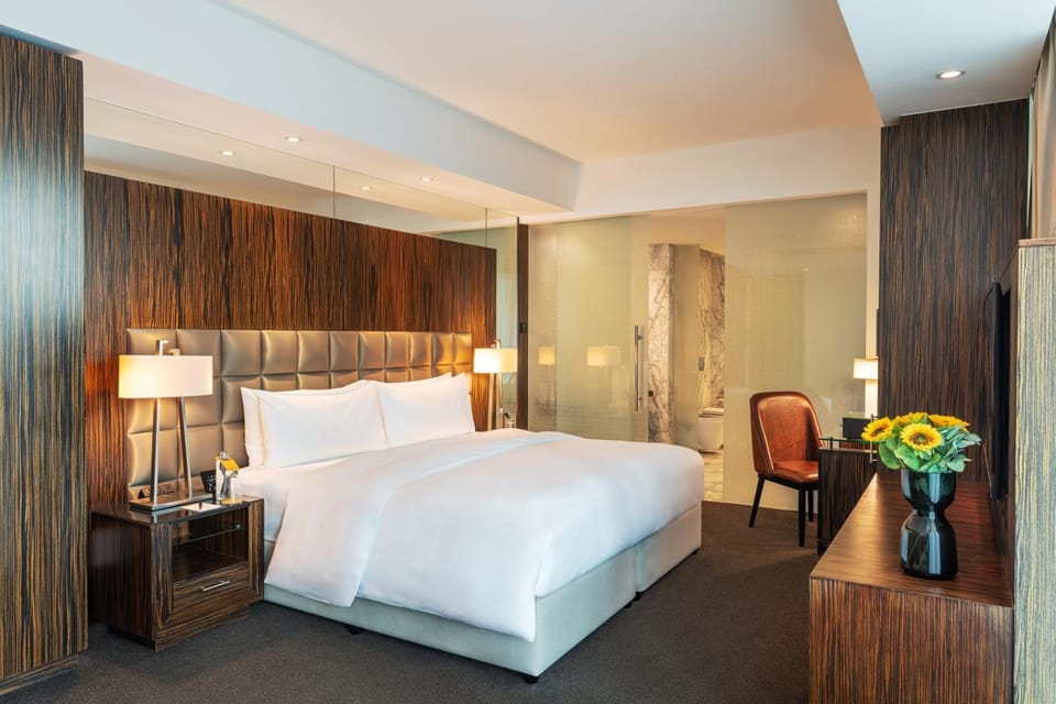 Bedroom. Interior and views may vary based on location and availability