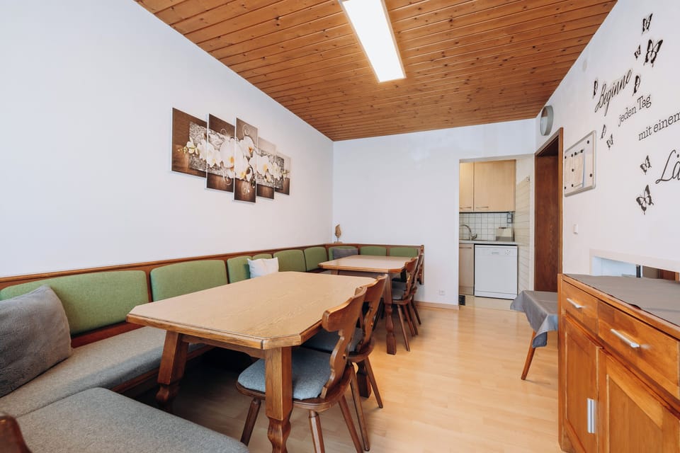 Kitchen and dining area