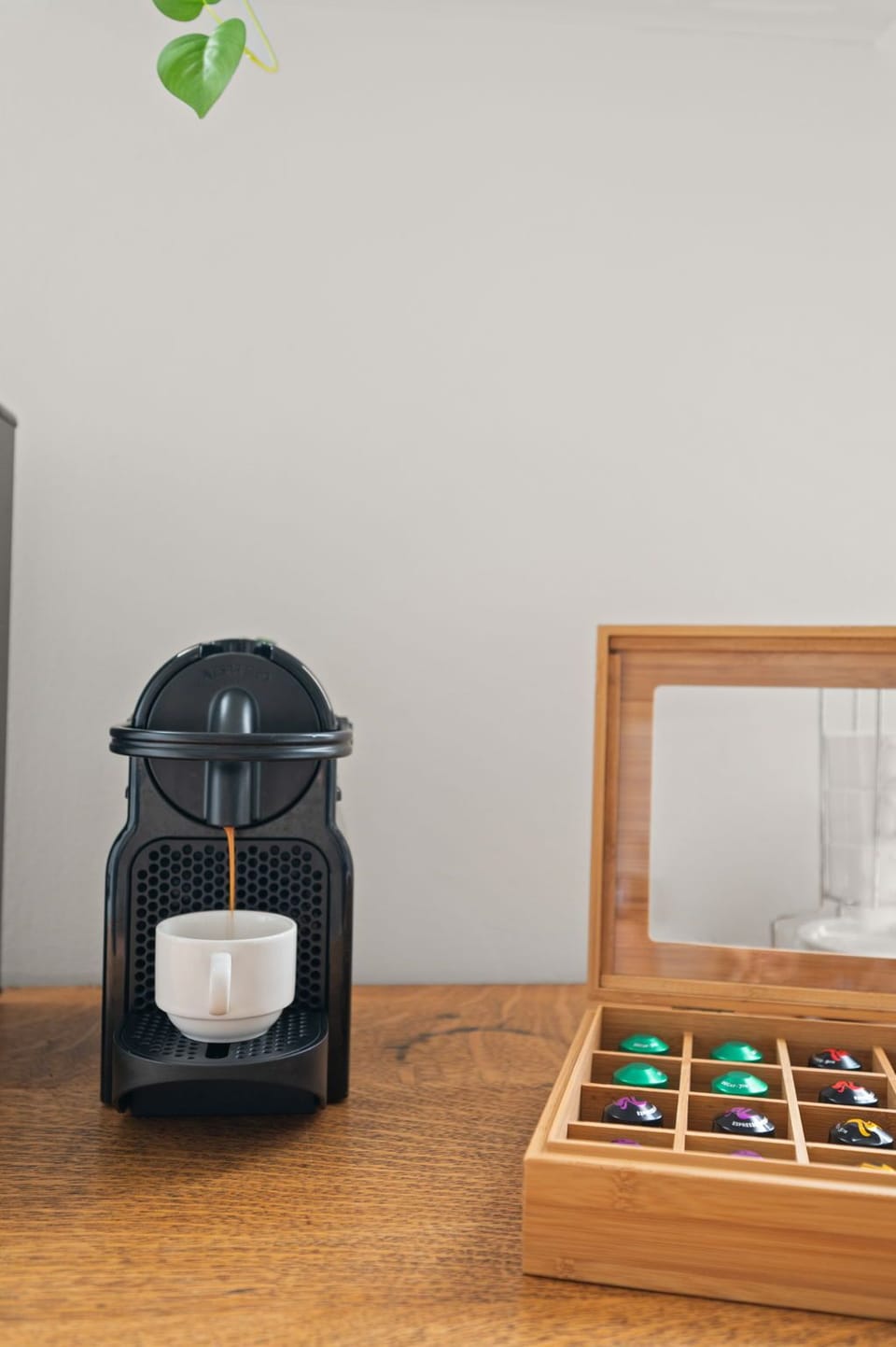 Start the morning slowly—coffee is ready whenever you are.