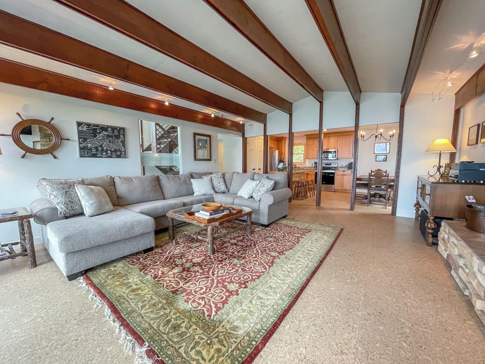 Plenty of room for the entire family to relax after a long day of adventures.