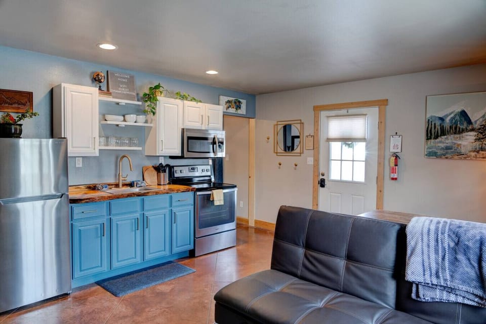 Secondary kitchen in guest apartment side of house