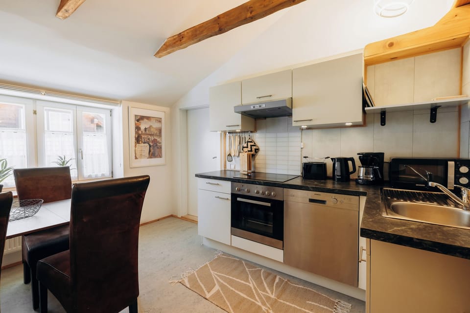 Kitchen and dining area