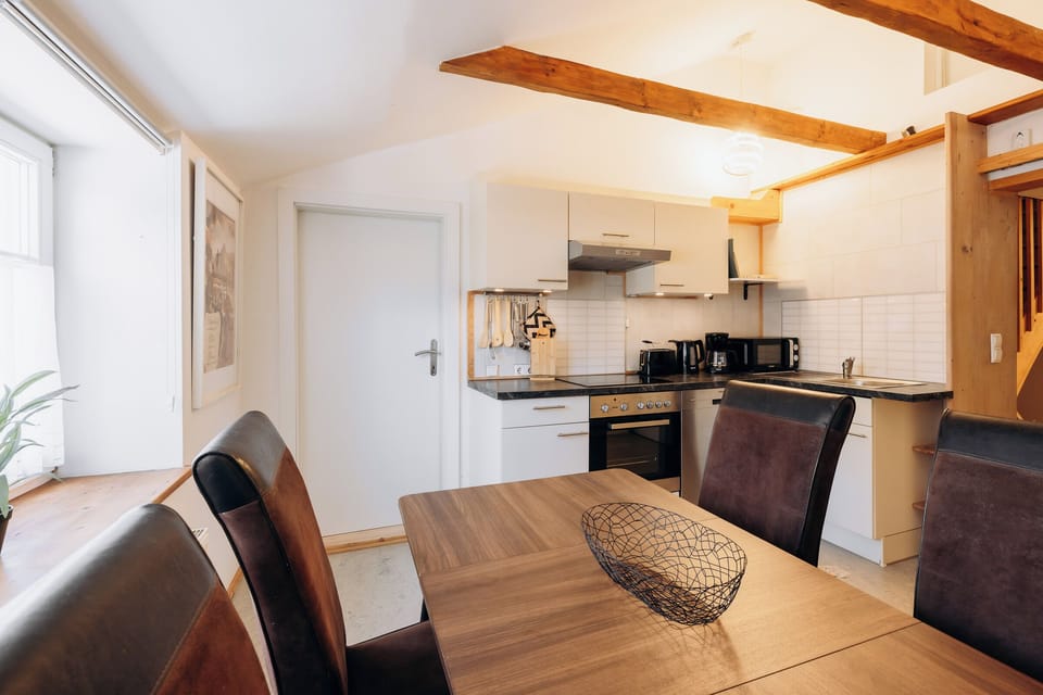Kitchen and dining area