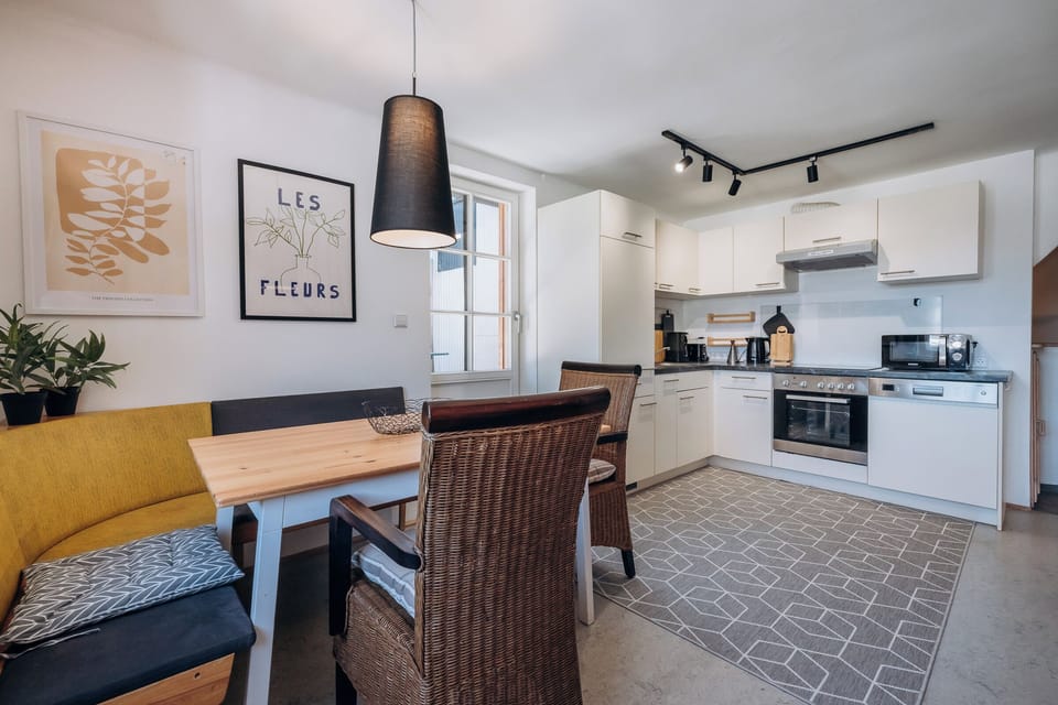 Kitchen and dining area
