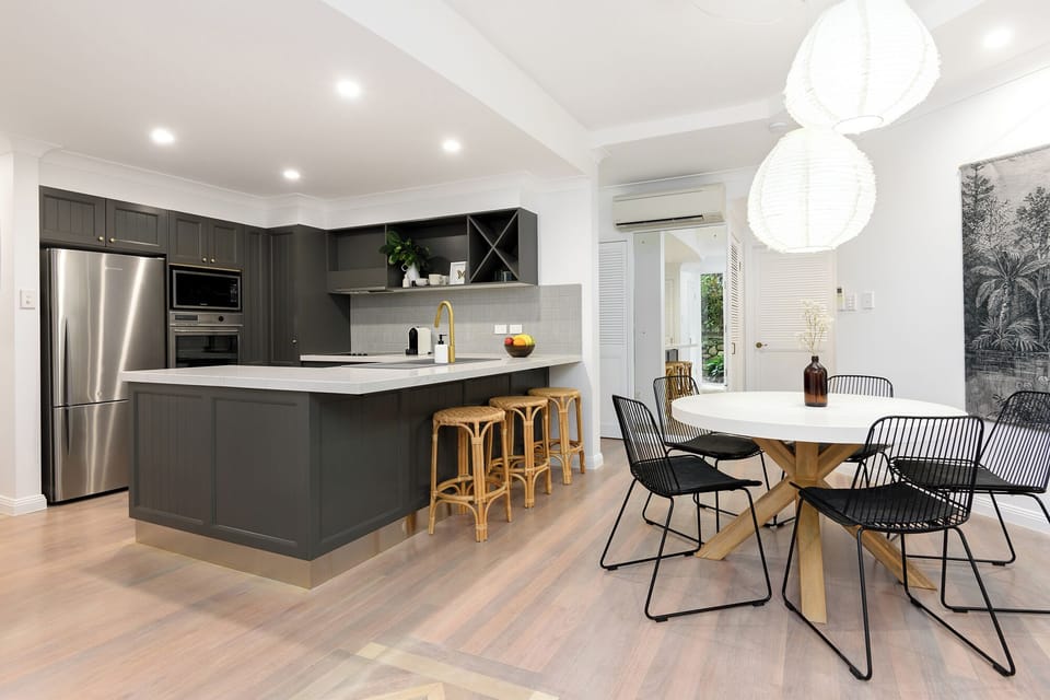 Kitchen and dining area