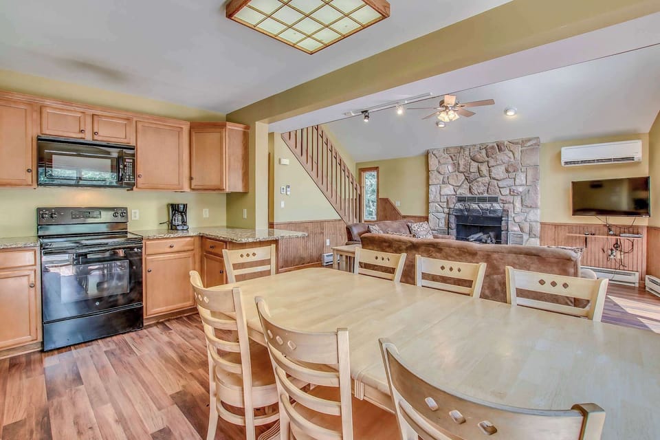 Prepare your favorite meals in the fully equipped kitchen with everything you need